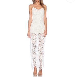 Worn 4x White Maxi Lace Dress